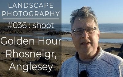 #036: Golden hour on the beach at Rhosneigr, Anglesey, North Wales