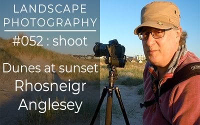 #052: Landscape Photography, Sand dunes at sunset at Rhosneigr, Anglesey, North Wales