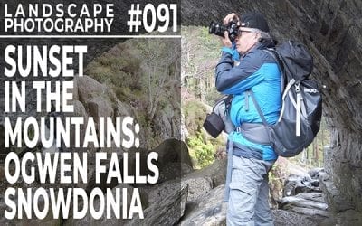 #091: Landscape Photography: Sunset At Ogwen Falls, Snowdonia