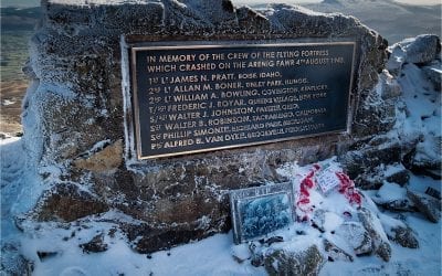 Remembrance Sunday on Arenig Fawr