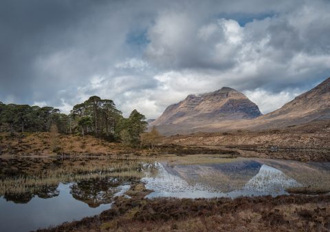 Liathach from Loch Clair, Torridon
