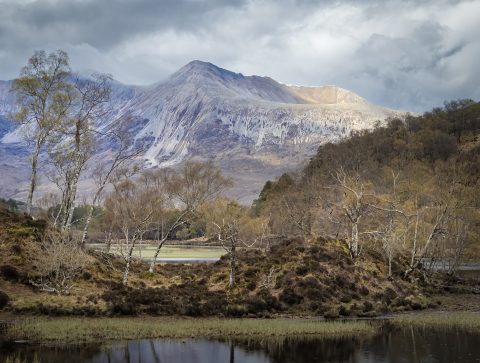Beinn Eighe range from Loch Coulin, Torridon