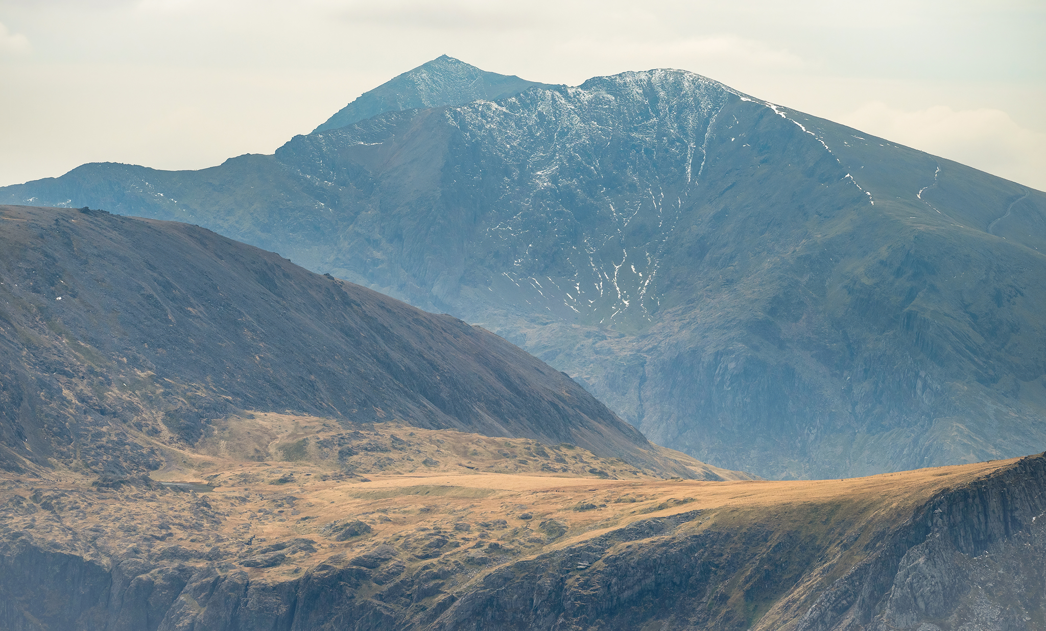 View from Pen Yr Ole Wen, Eryri View from Pen Yr Ole Wen, Eryri