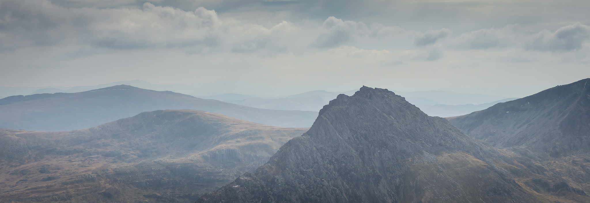 View from Pen Yr Ole Wen, Eryri View from Pen Yr Ole Wen, Eryri